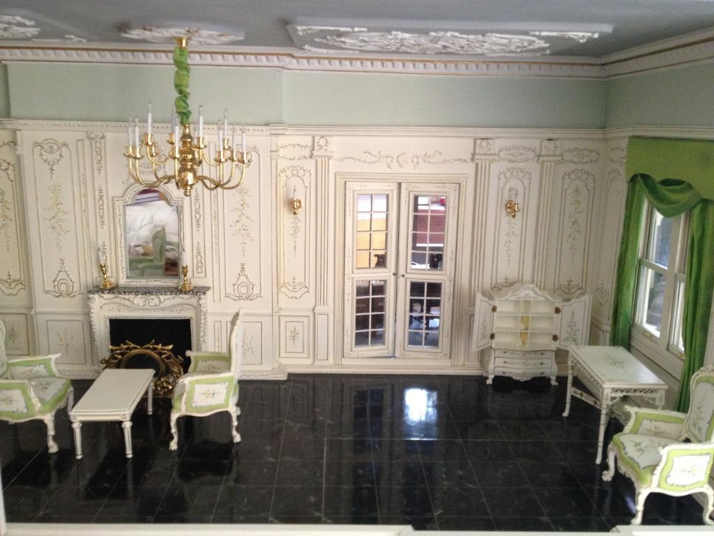 der fertige Salon, noch ohne Accessoires