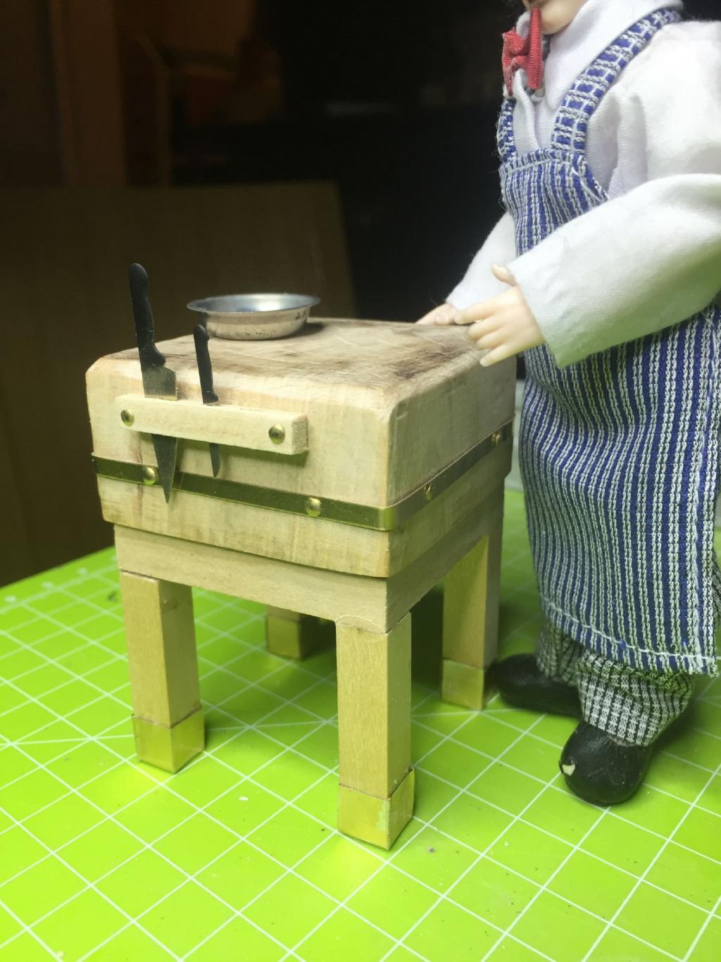 Selbst gebauter Hackklotz