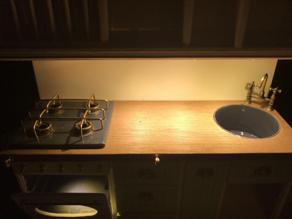 beleuchtete Arbeitsfläche